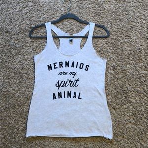 Heather grey tank top